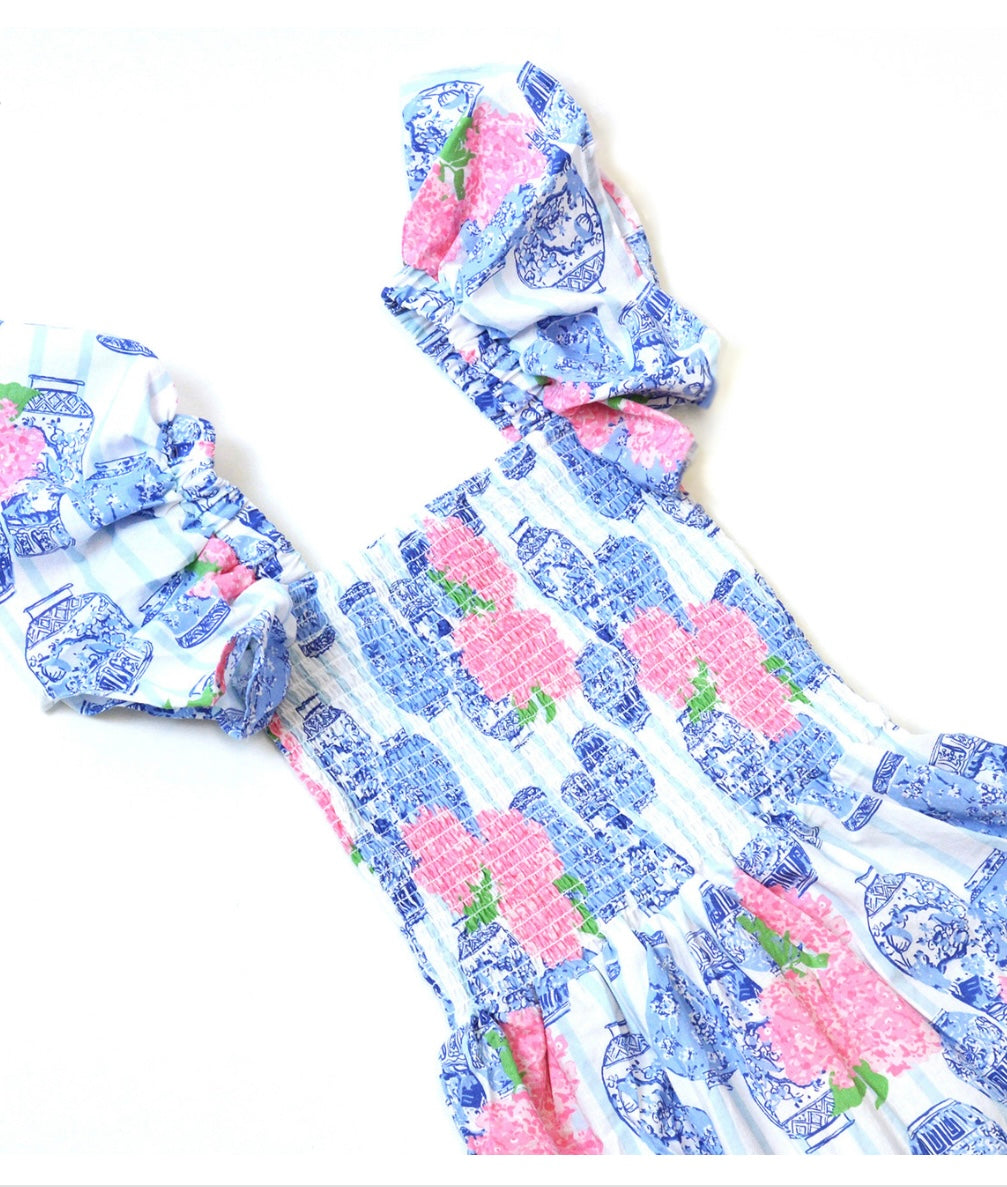 Smocked Ginger Jar Dress