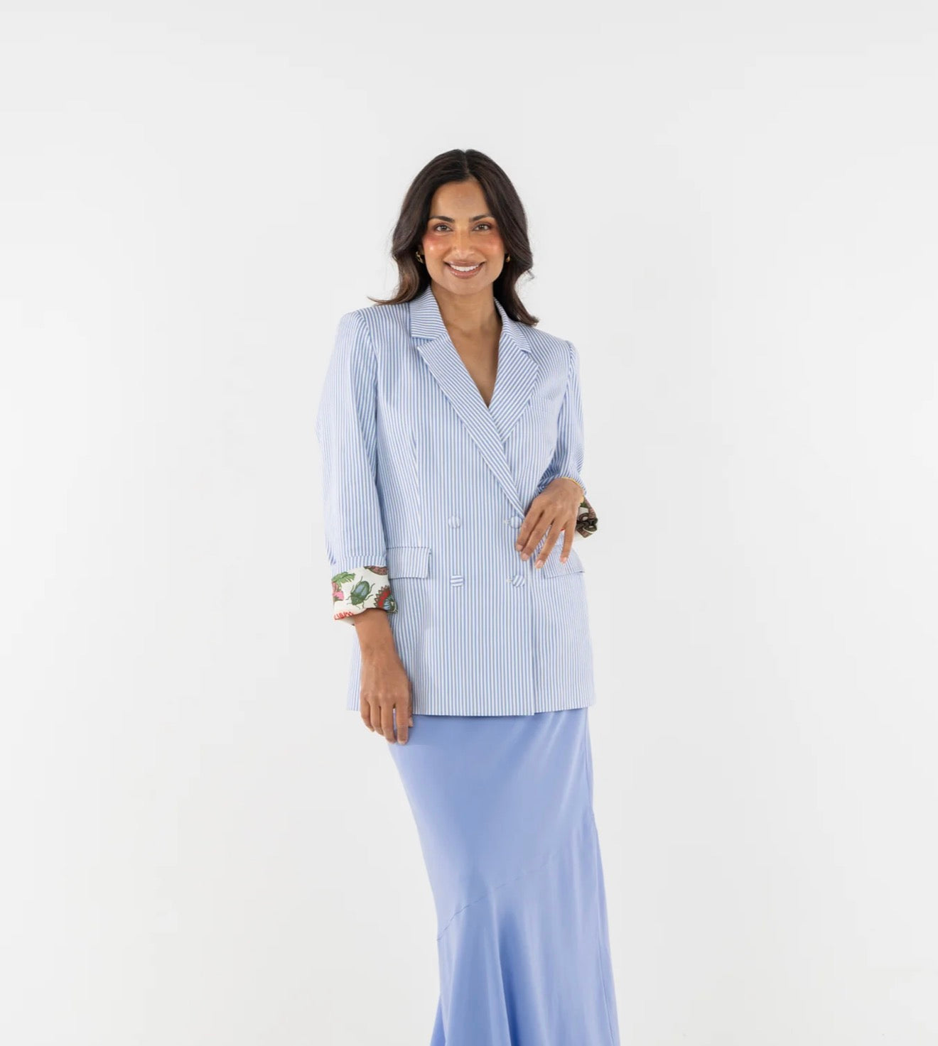 Grapemist Stripe Bristol Blazer