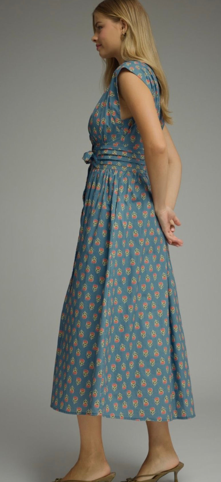 Patterned Poppy Dress