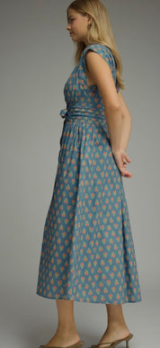 Patterned Poppy Dress