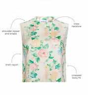 Garden Rose Manning Top