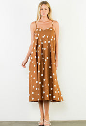 Polka Dot Maxi Dress