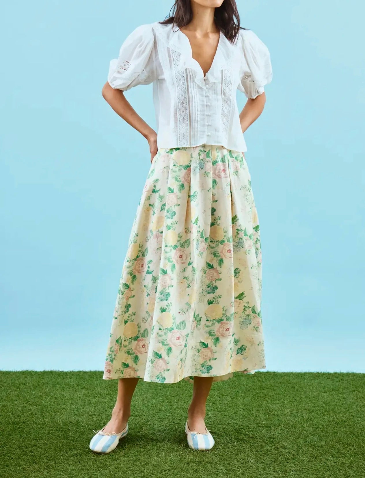 Garden Rose Alexis Skirt