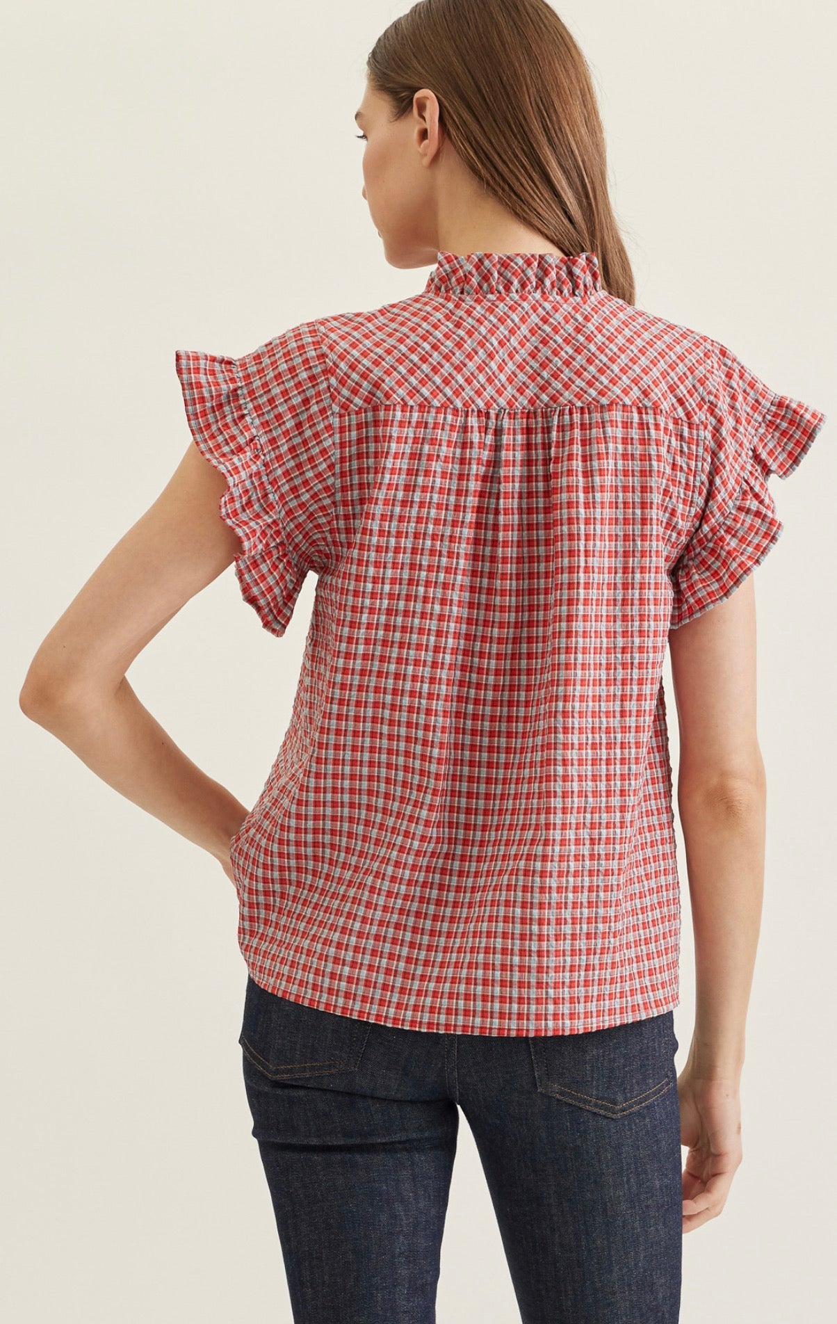 Liberty Plaid Top