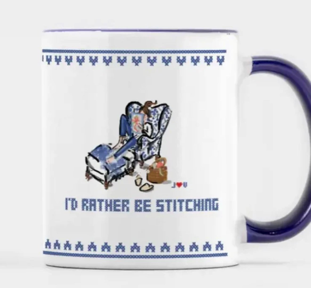 Rather Be Stiching Mug