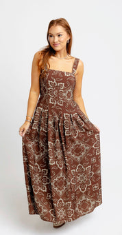 Bandana Cami Pleat Dress
