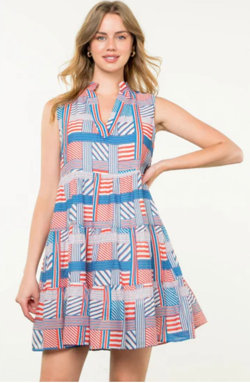 Striped Pattern Dress