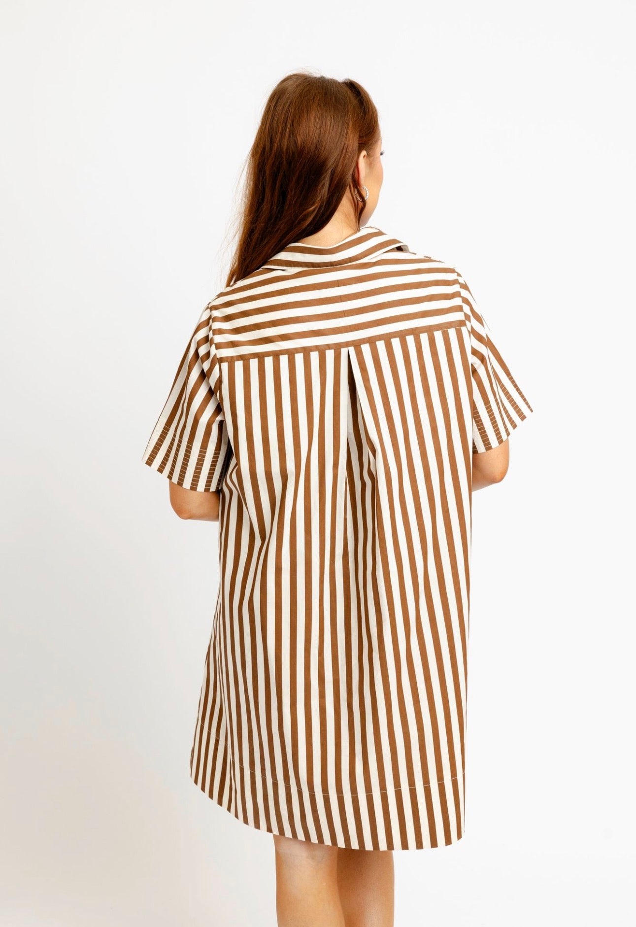 Madison Mocha Stripe Dress