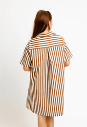 Madison Mocha Stripe Dress