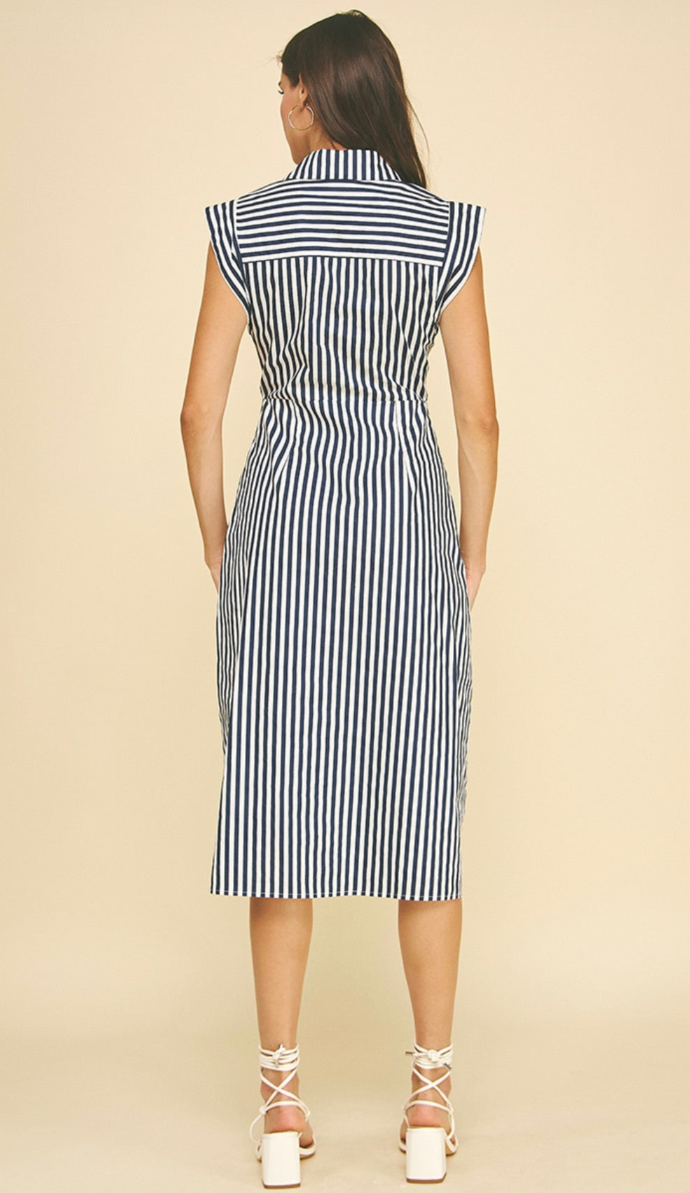 Navy Stripe Dress