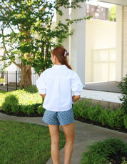 White Poplin Top