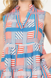 Striped Pattern Dress