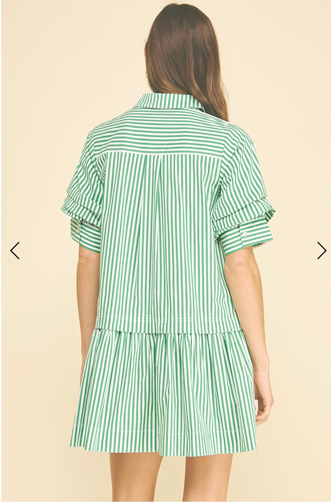 Love Stripe Mini Dress