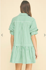Love Stripe Mini Dress