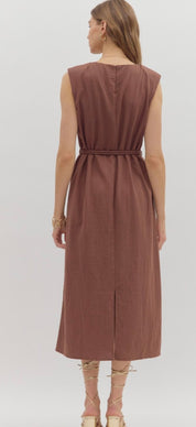 Espresso Sleeveless Dress