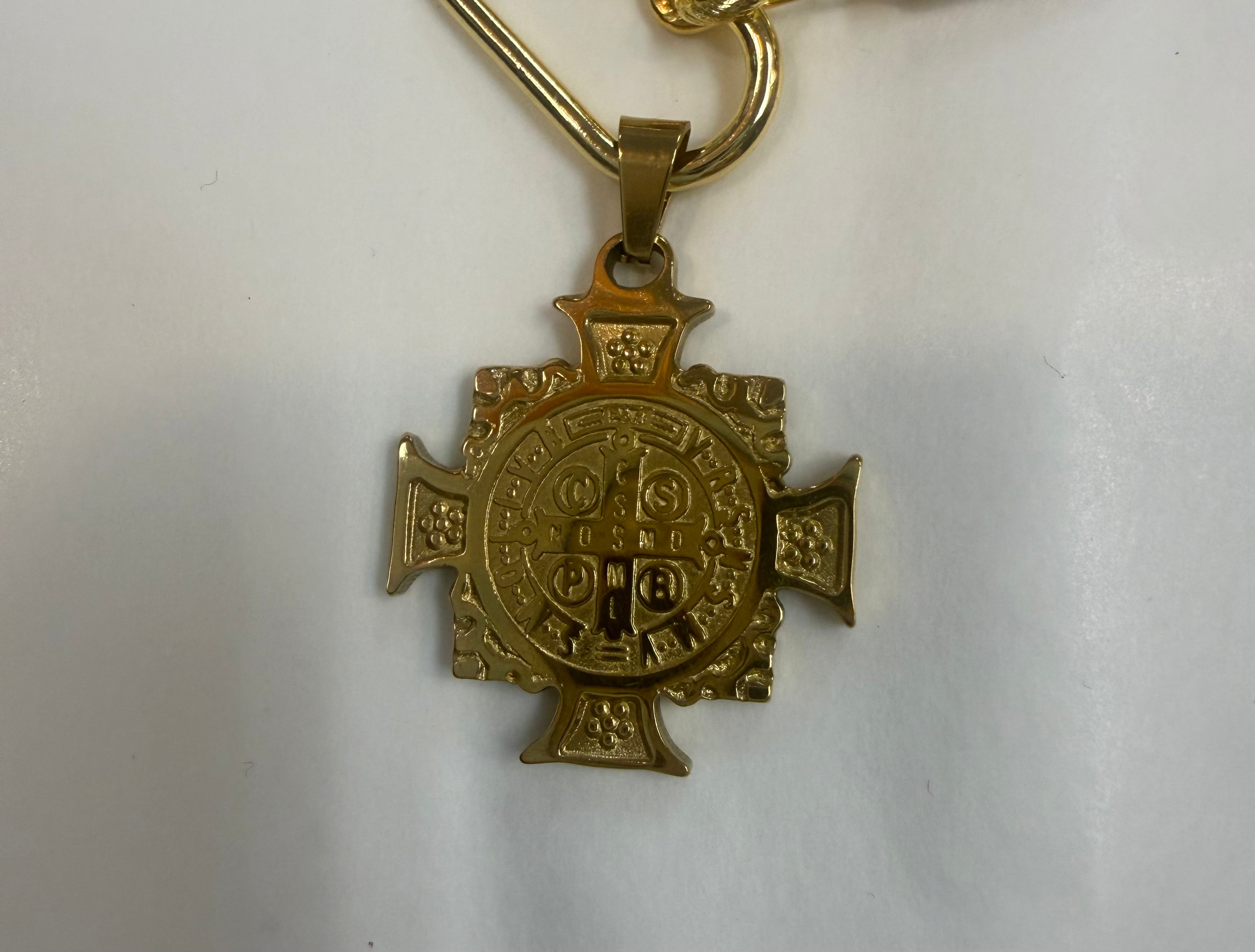 Blue Cross Necklace