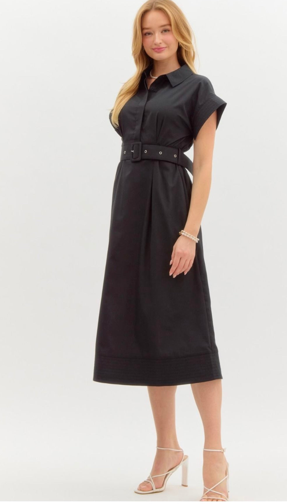 Black Belted Dress