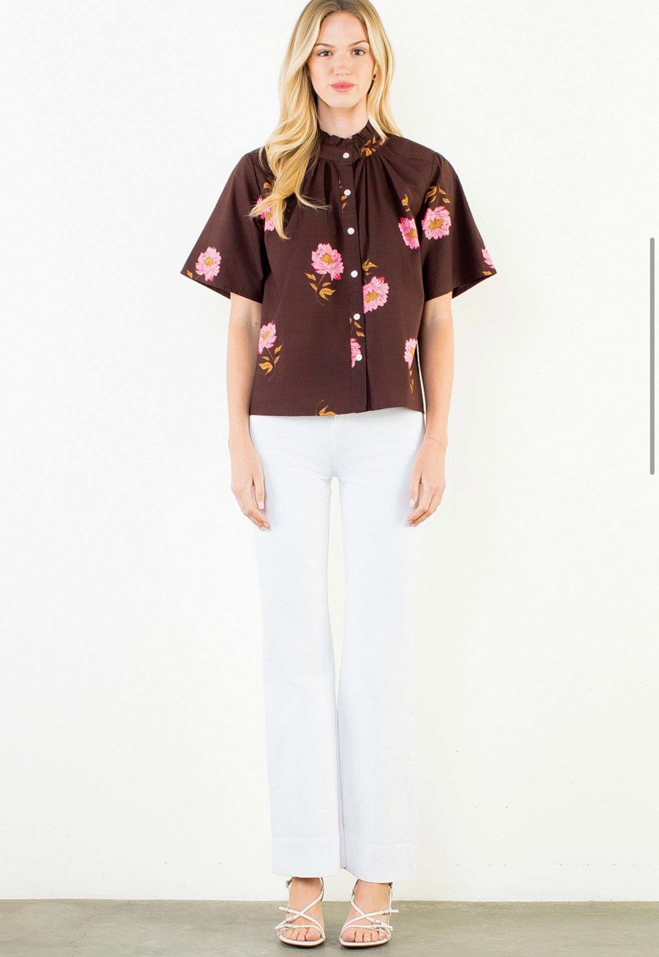 Pink Flower Top