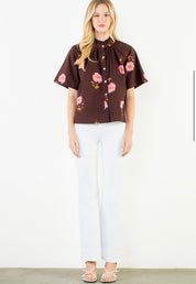 Pink Flower Top