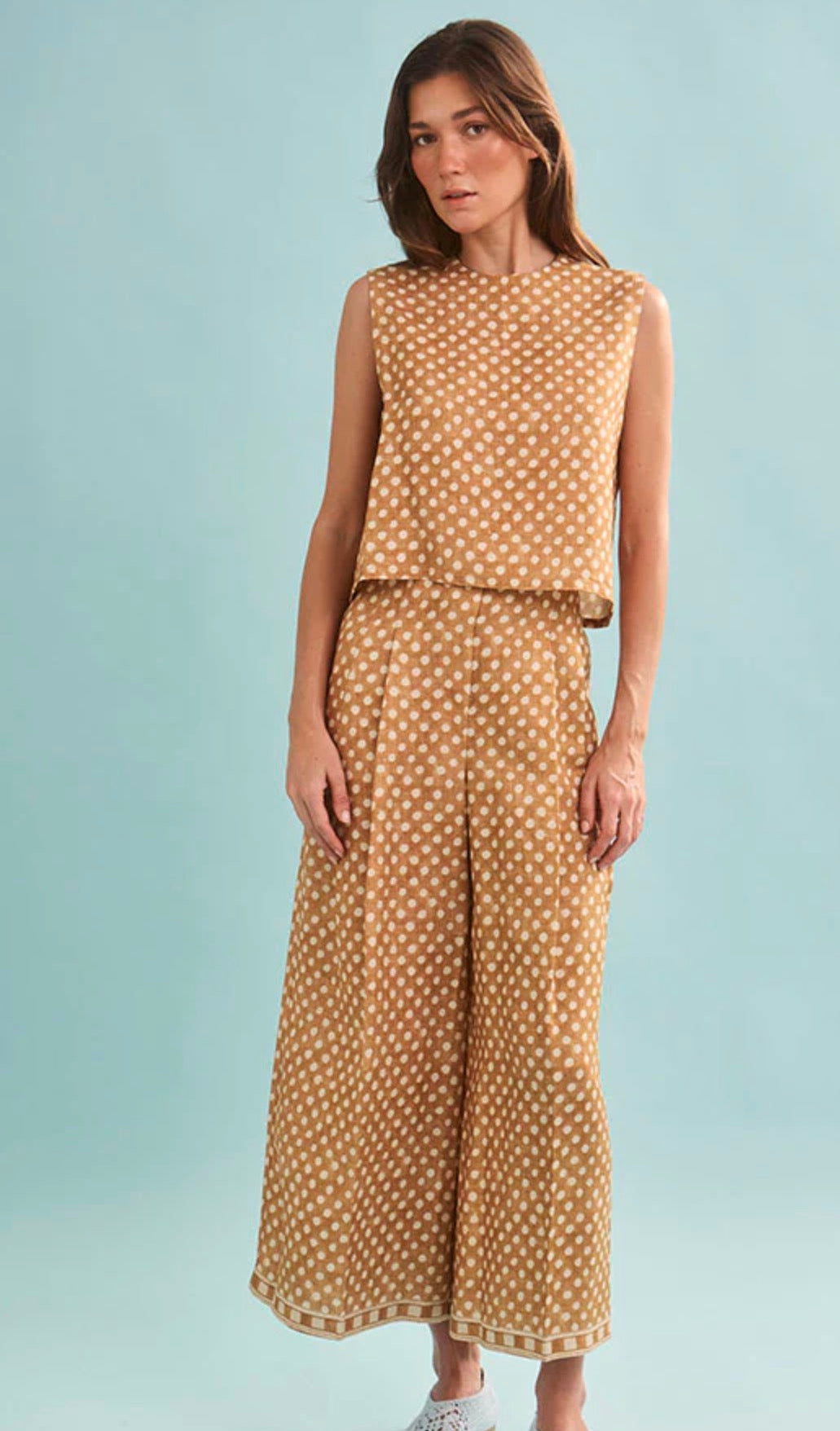 Cunningham Pant Sand Dot