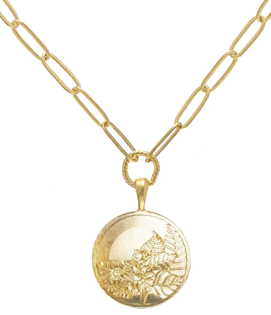 Tabacco Leaf Necklace