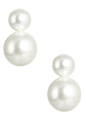 Double Pearl Stud