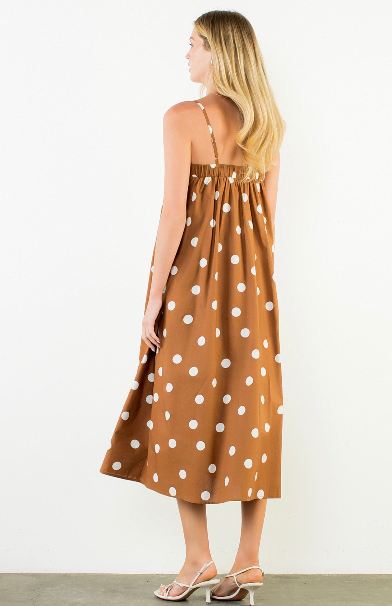 Polka Dot Maxi Dress
