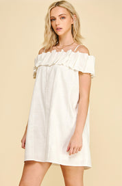 White Off Shoulder Dress