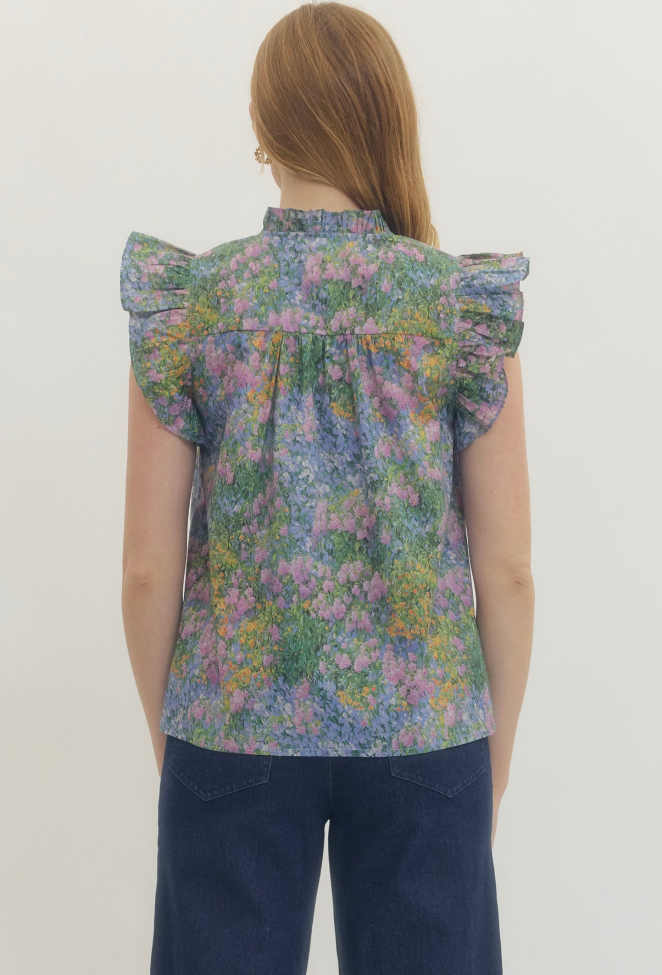 Painted Florals Top