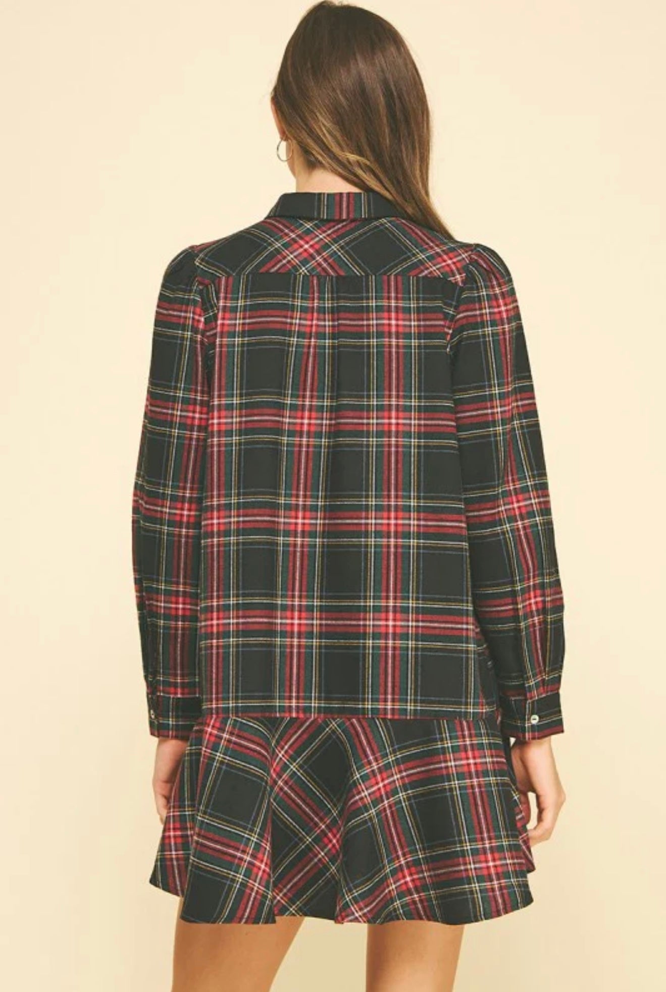 Black Tartan Dress