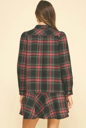 Black Tartan Dress