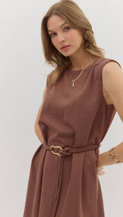 Espresso Sleeveless Dress