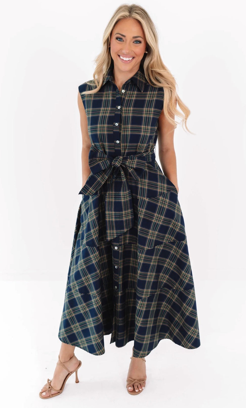 Etta Dress Navy