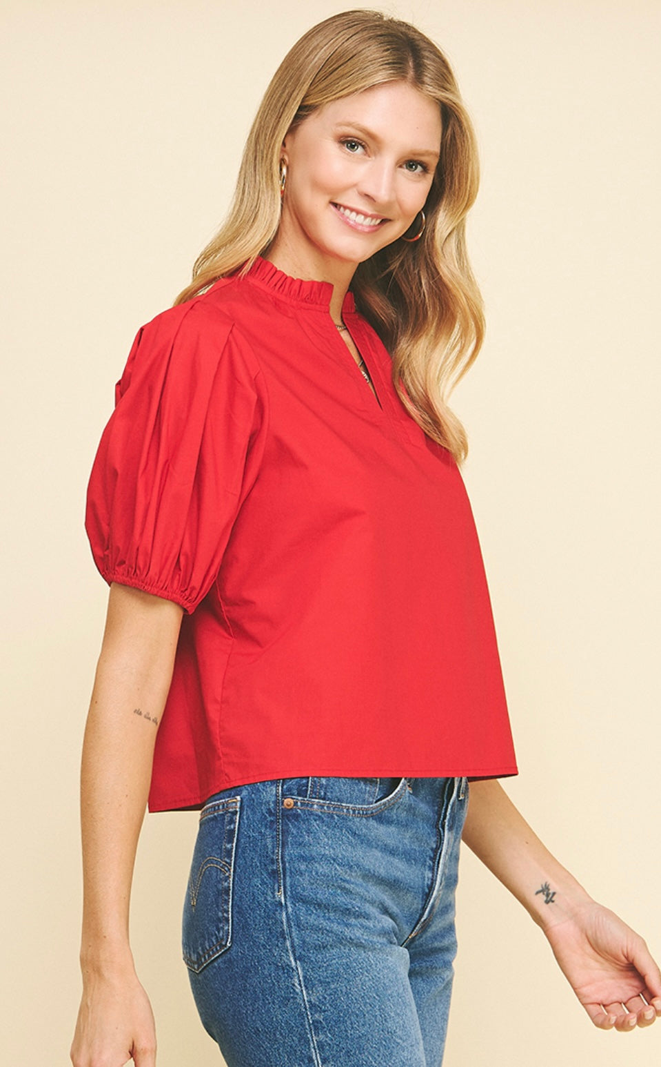 Fiery Red Top