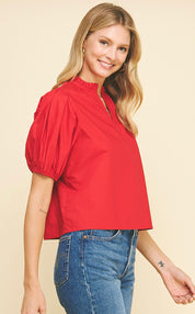Fiery Red Top