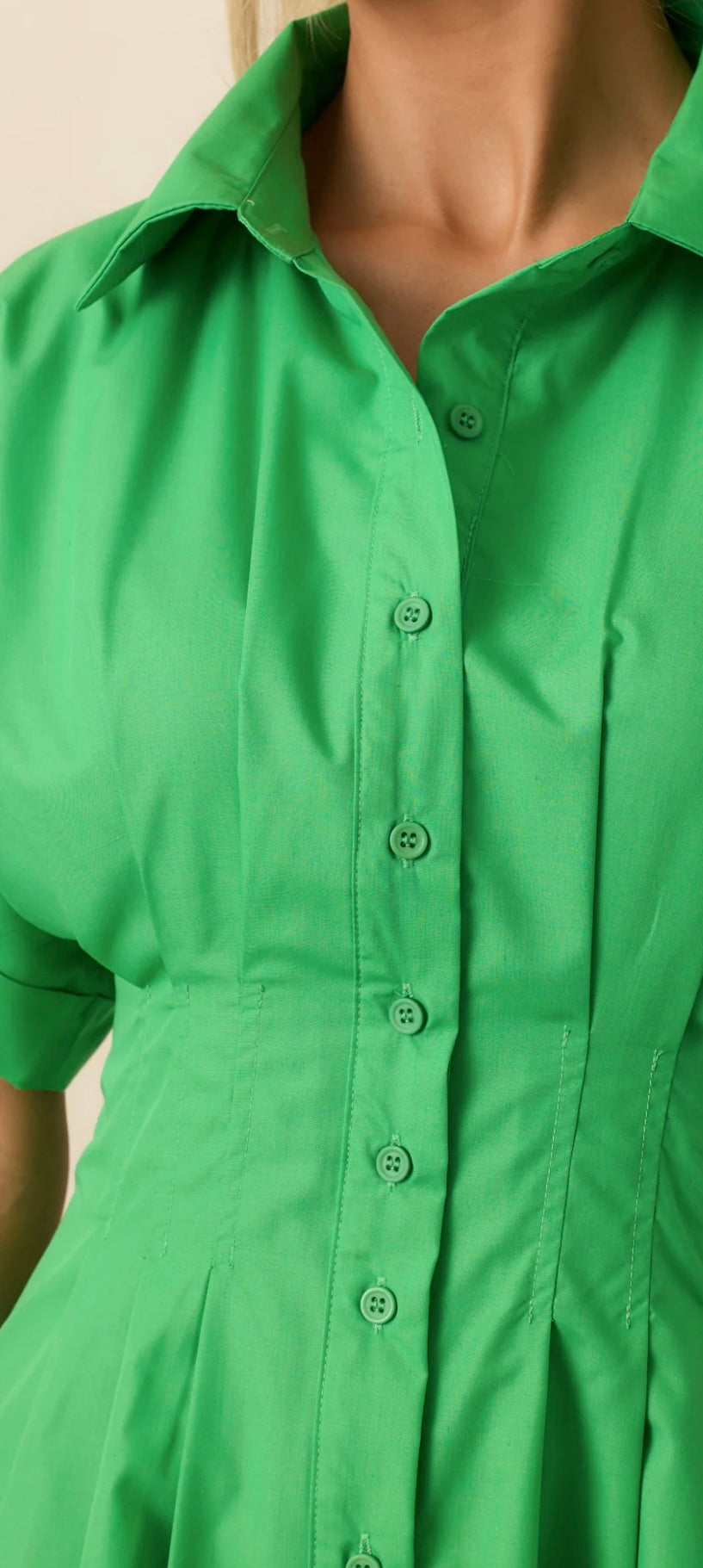 Green Short Dress