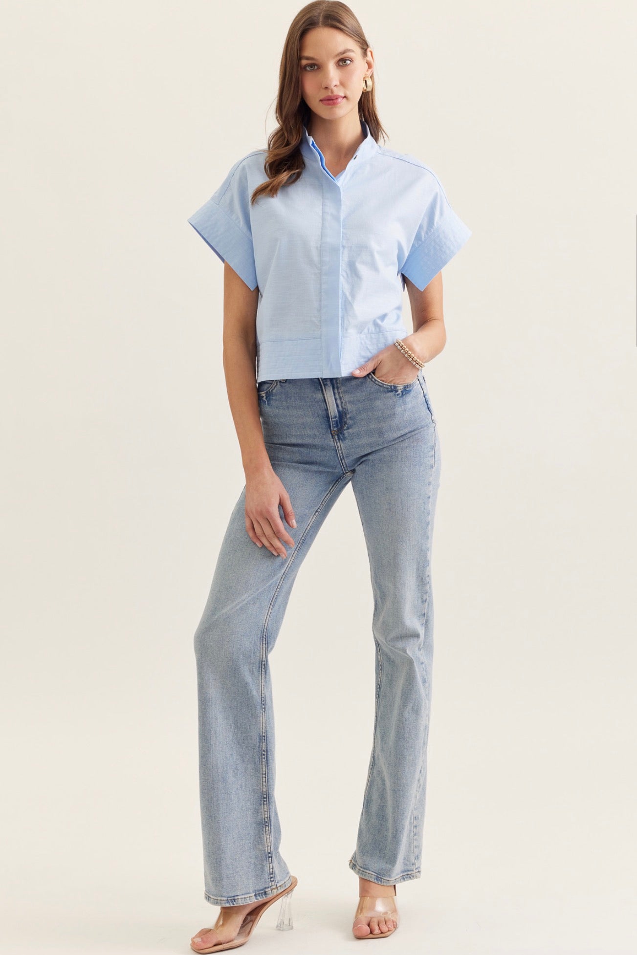 Chambray Easy Top
