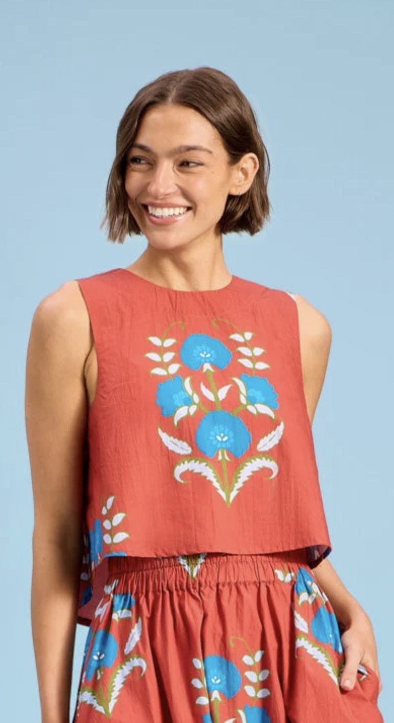 Cinnaleaf Crop Top