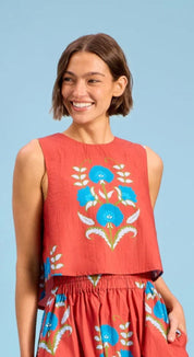 Cinnaleaf Crop Top