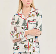 Holiday Toile Pajama Set