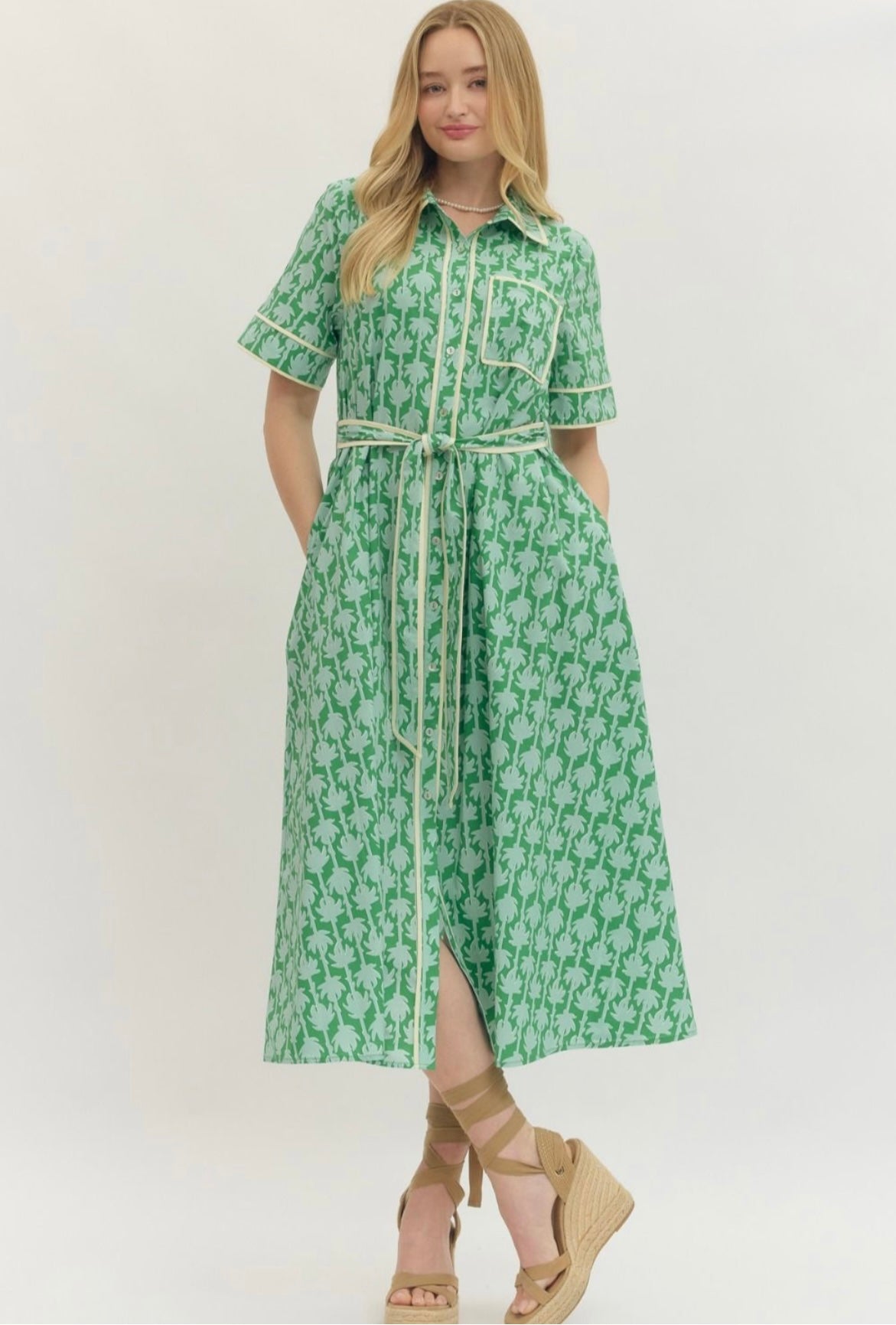 Sweet Palm Maxi Dress