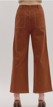 Chestnut Wide Leg Pant