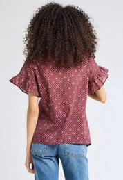 Burgundy Vanessa Top