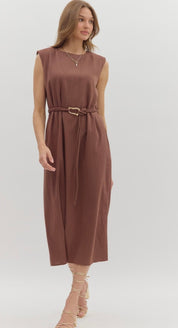 Espresso Sleeveless Dress