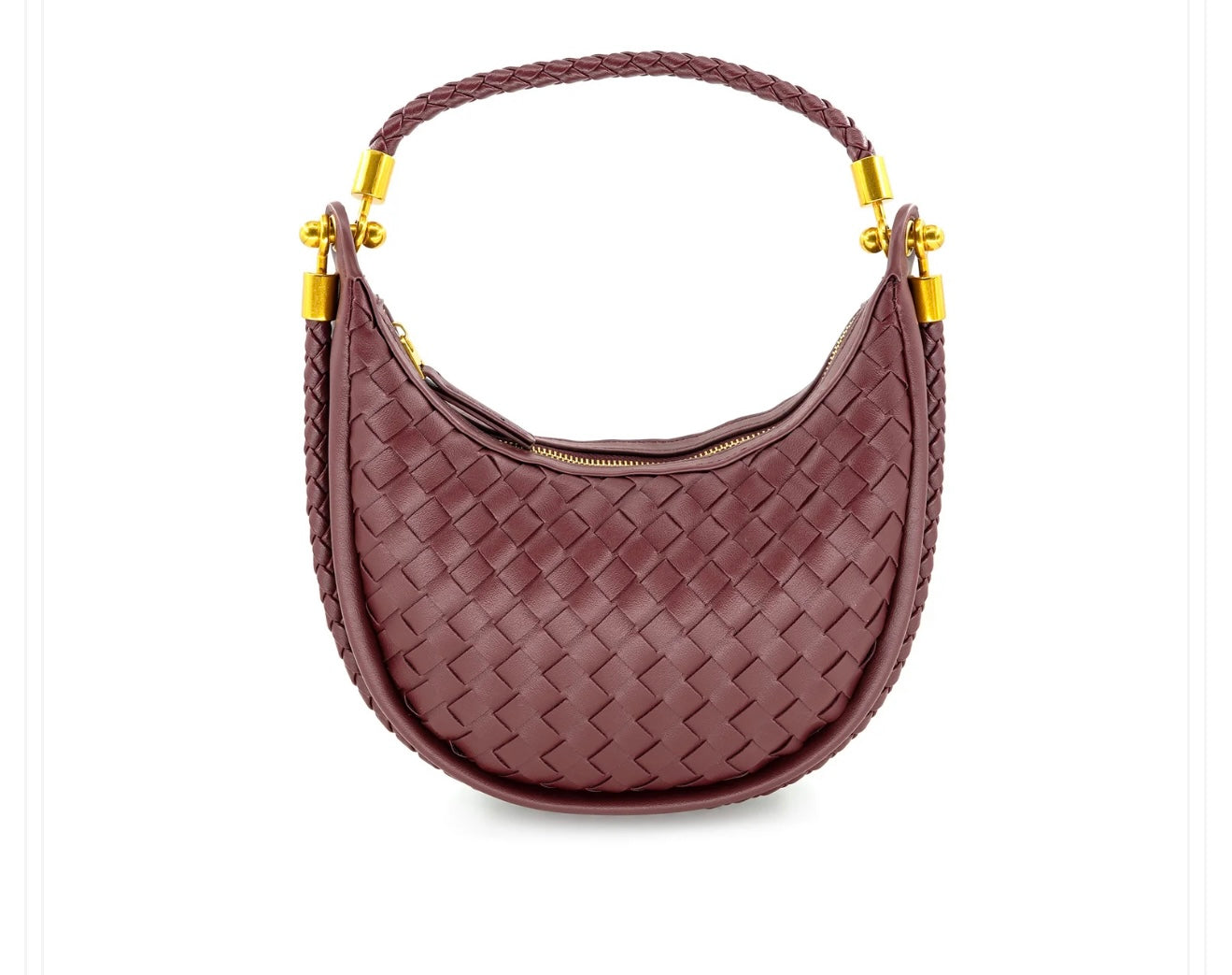 Maroon Mini Saddle Bag