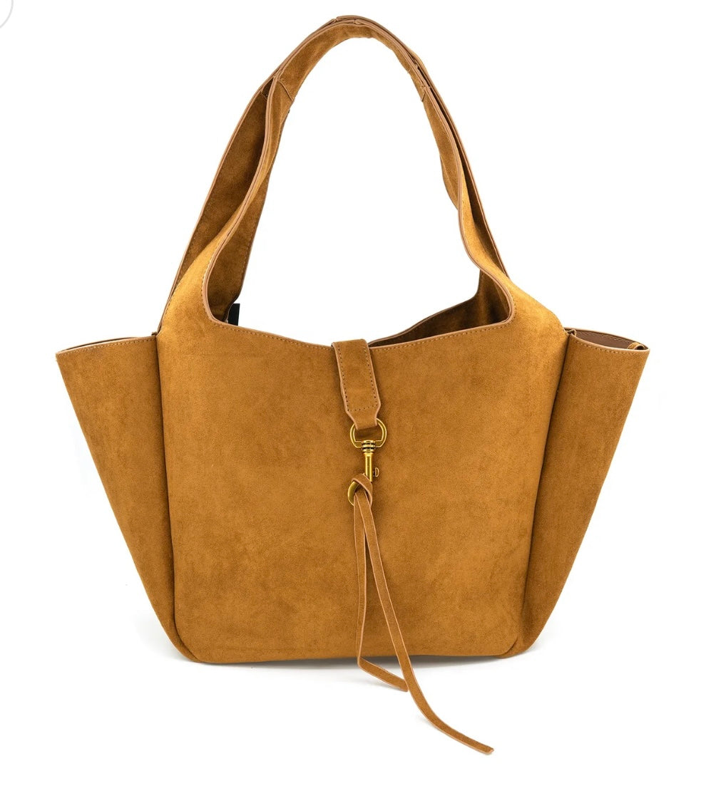 Suede Tote Bag