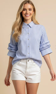 Bluebell Stripe Top