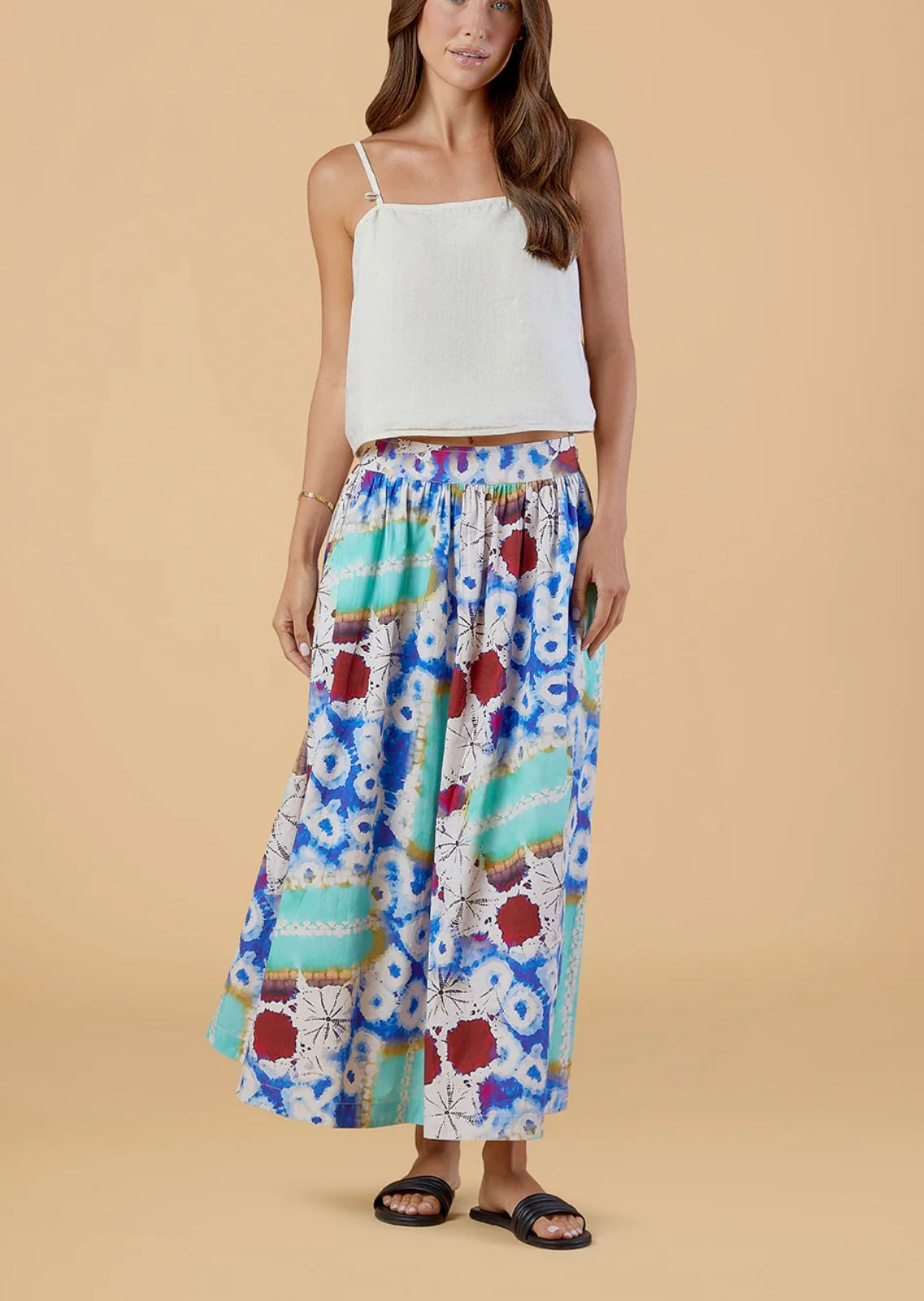 Colorful Firework Maxi Skirt