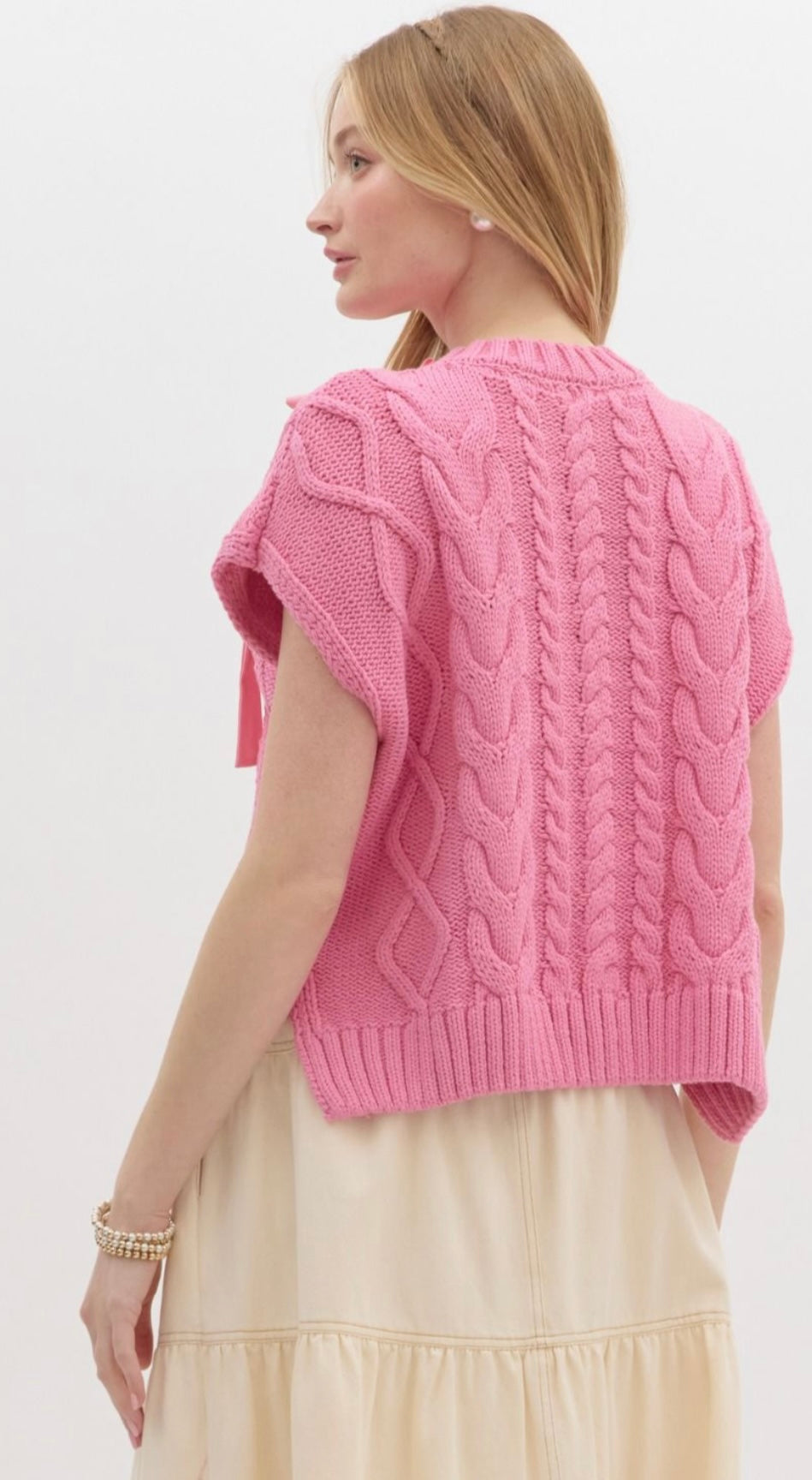 Pink Ribbon Sweater