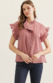 Liberty Plaid Top
